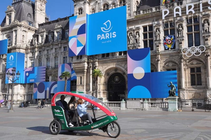 Best of Paris Private Rickshaw bike Tour with guide - Hôtel de Ville, Notre-Dame, and the Latin Quarter in One Loop