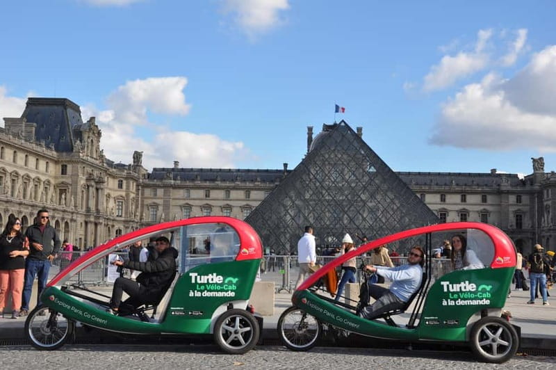 Best of Paris Private Rickshaw bike Tour with guide - Audio Guide Languages, Guide Talk, and What to Do If Sound Is an Issue