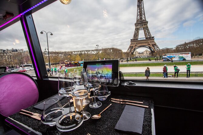 Champs-Elysées Dinner Paris by Night on a Panoramic Bus - Key things to know before you go