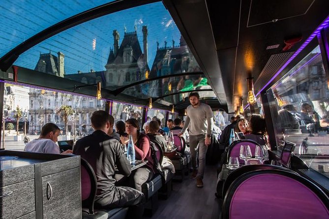 Champs-Elysées Lunch and Champagne on a Panoramic Bus - The 4-Course Lunch and Champagne, What You Actually Get