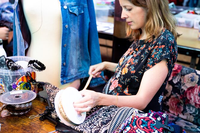 Custom a unique denim jacket with French celebrities’ designer - Final step: assembling your jacket, sewing machine time included