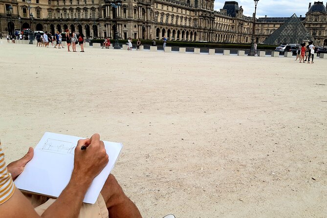 Drawing workshop/creative notebook & cultural walk in the Tuileries - Your 2-hour drawing walk in the Tuileries garden