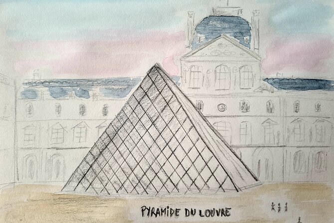 Drawing workshop/creative notebook & cultural walk in the Tuileries - Arc du Carrousel: history context plus a closing drawing prompt