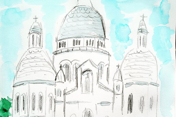 Drawing workshop / creative notebook during an unusual walk in Montmartre - Stop by stop: what you do at Le Bateau-Lavoir, Moulin corners, and Sacré-Cœur