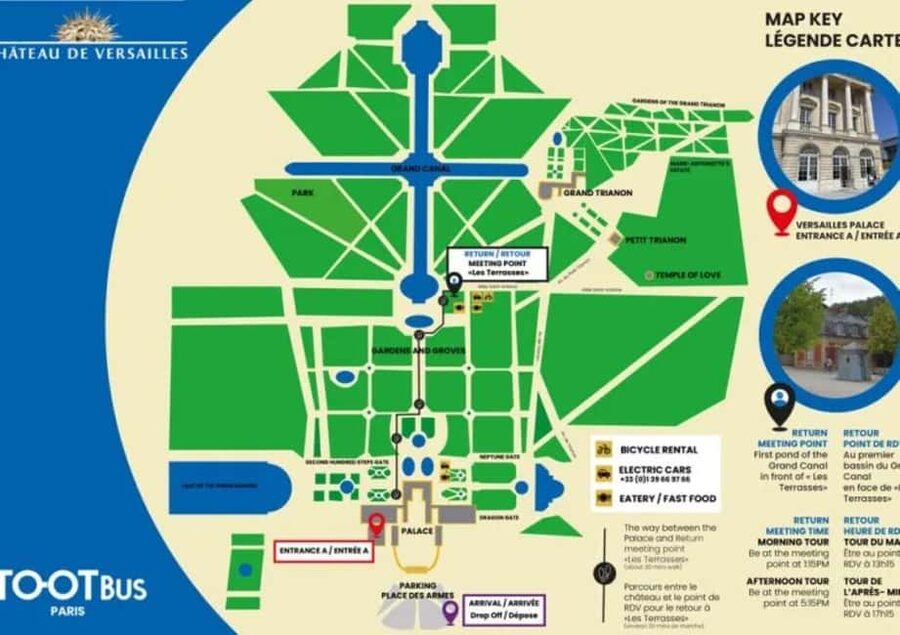 Excursion from Paris to Versailles Palace by Tootbus - Comfort and practical tips that actually matter at Versailles