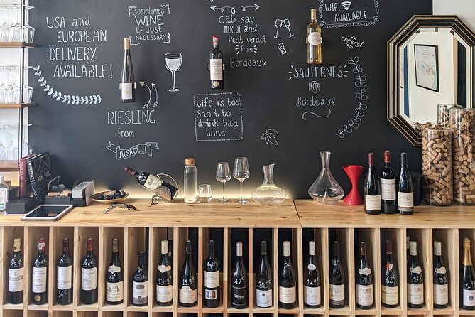 French Wine, Champagne And Cheese Tasting Paris SECRET WINE DOOR - Price and value: what $99.16 buys you in real terms