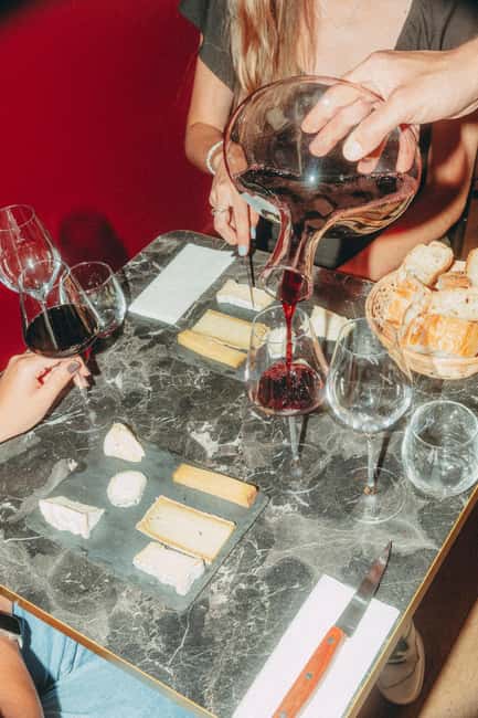 French wine & Champagne & cheese tasting - back on GYG! - What you taste: Champagne, 5 French wines, and 6 cheeses (plus baguette)