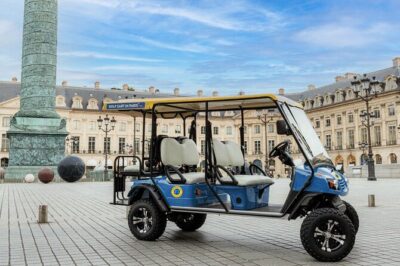 Golf Cart in Paris – Private Guided City Tour – Pickup Included