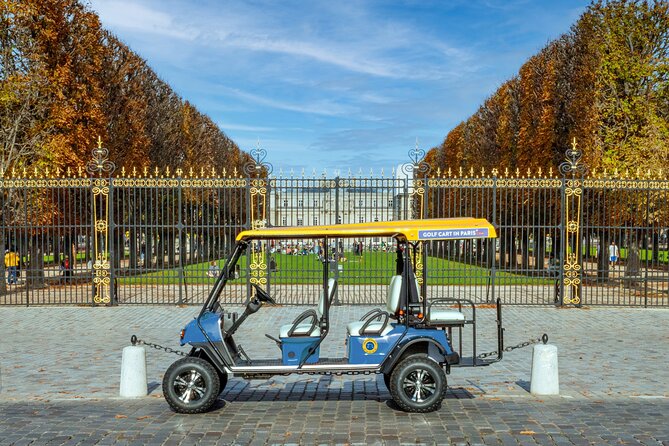 Golf Cart in Paris - Private Guided City Tour - Pickup Included - Value for Money: $169.30 Per Group Up to 3