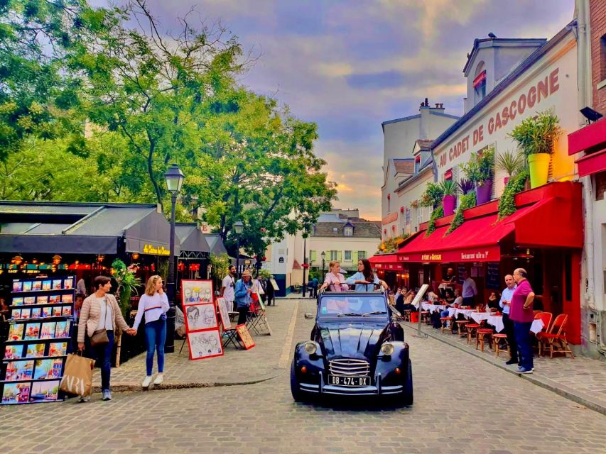 Guided Tour of Paris in Citroën 2CV - Pickup, cars, and how to plan your exact route day