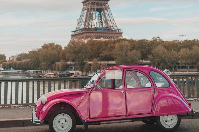 Half Day Private Tour in Paris with Pink Citroen 2CV - Price and value for a 3-hour private drive