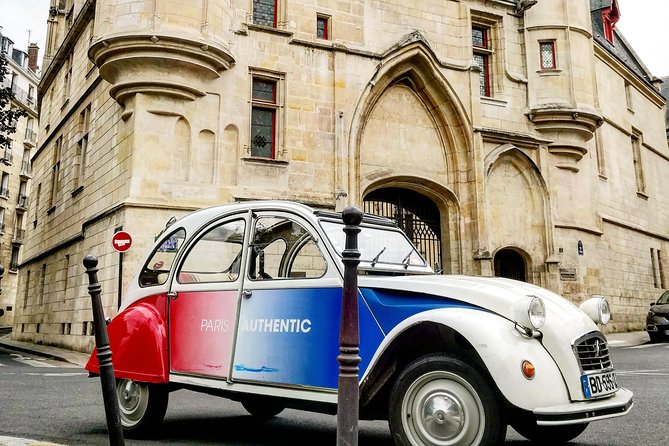 Half day trip in Paris in a vintage and convertible car with a Parisian - Price and value: $359.39 per group, up to 3 people