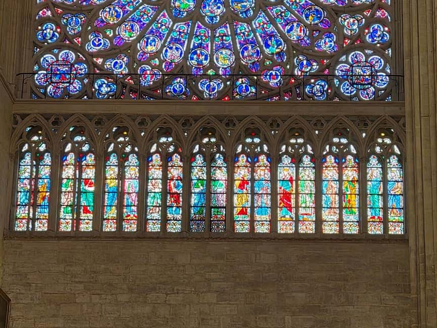 Île de la Cité & Notre-Dame Guided Tour - Saint-Séverin in the Latin Quarter: Tree of Life column and glass you can feel