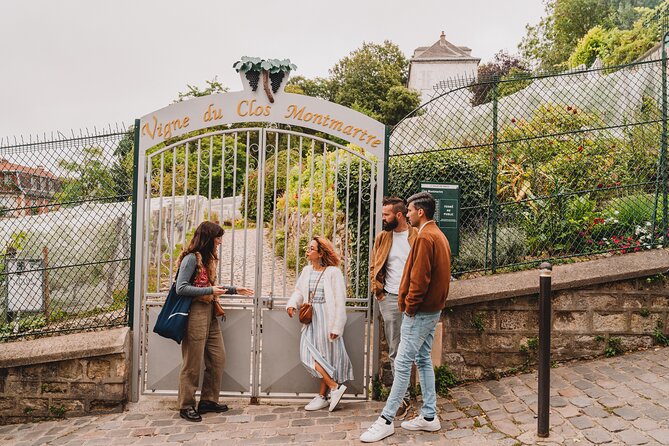Montmartre Paris Hidden Gems Small Group Walking Tour - Clos Montmartre: a working vineyard in the city