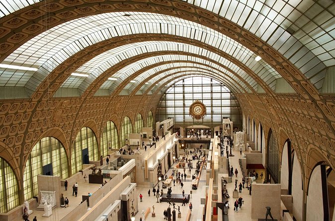 Musée d'Orsay Timed Entry Ticket - The giant clock and Grand Gallery views over the Seine