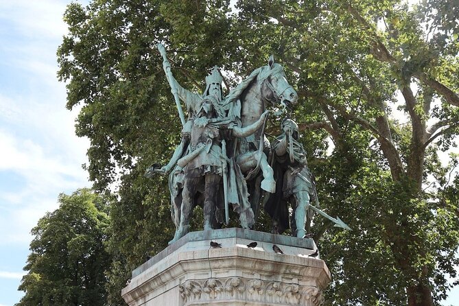 Notre Dame Outdoor Tour | Choose: Sainte-Chapelle or Crypt entry - Spotting Notre Dame’s facade details from Quai de Montebello