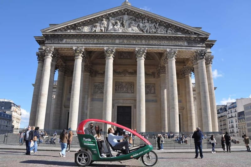 Paris: 2 hours Emily Tour in a Private Rickshaw bike - Paris by private Rickshaw bike, in a realistic 2-hour window