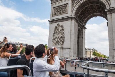 Arc de Triomphe Ticket & Big Bus Hop-on Hop-off Tour