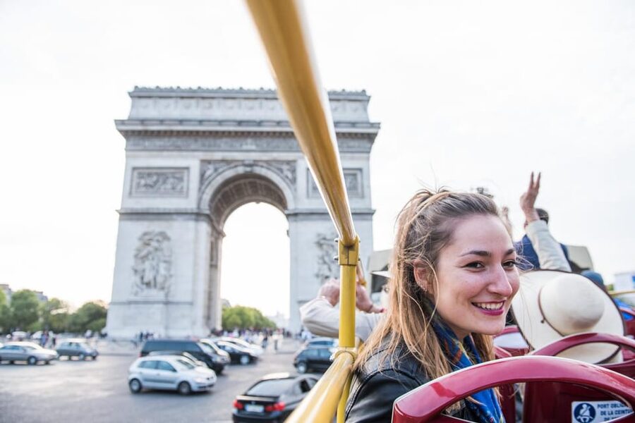 Paris: Arc de Triomphe Ticket & Big Bus Hop-on Hop-off Tour - Timing tips for a smooth one-day plan