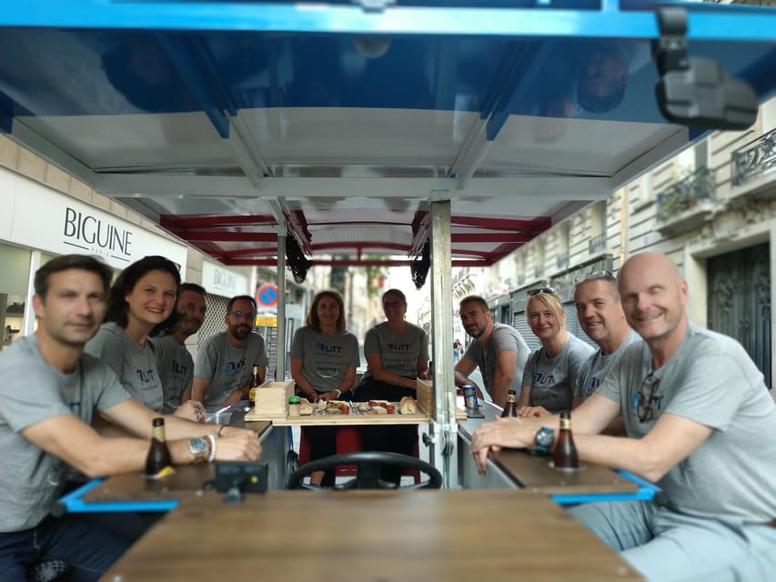 Paris: Beer Bike Bar With Drinks Included - Pedal power, shoes, and the real workout level