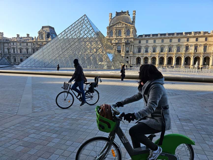 Paris before the crowds, bike tour & Breakfast - French breakfast: croissants, coffee, and mulled wine warmth