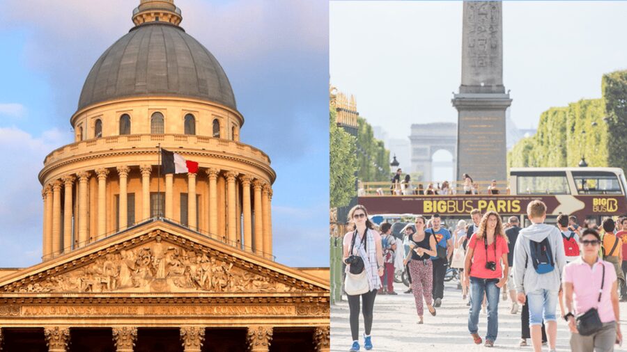 Paris: Big Bus Hop-on Hop-off Tour and Pantheon entrance - Paris, Covered by Bus, Anchored at the Pantheon