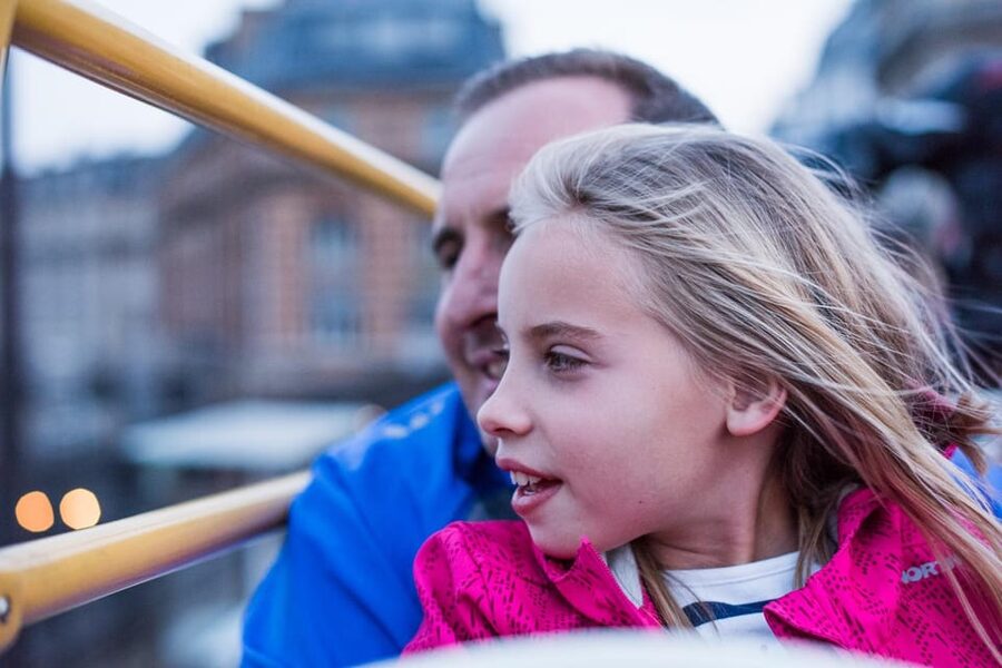 Paris: Big Bus Hop-On Hop-Off Tour with Optional Cruise - Audio guide, app tracking, and onboard comfort that actually matter