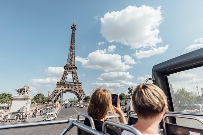 Paris Big Bus Hop-On Hop-Off Tour with Optional River Cruise - Arc de Triomphe add-on: make your view session count