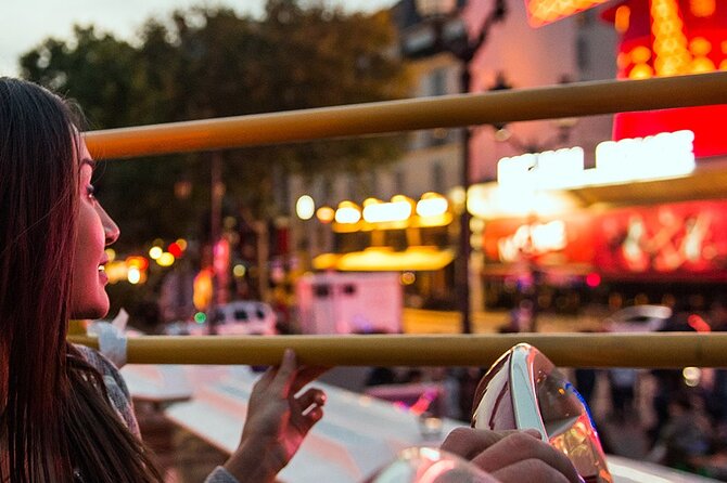 Paris Big Bus Open Top Panoramic Night Tour - Seat strategy and comfort for night photography