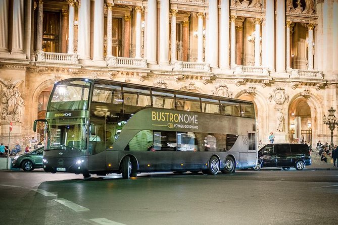 Paris Bustronome Gourmet Sightseeing Dinner on a Panoramic Bus - Course-by-course, in plain terms