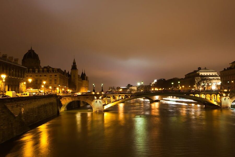 Paris by Night Tour and cruise on the Seine River (optional) - Champs-Élysées, Grand Palais, and the art-and-power axis