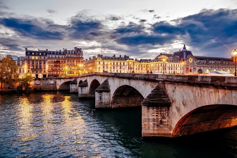 Paris by Night Tour and cruise on the Seine River (optional) - Pont Alexandre III to Les Invalides, where Napoleon still echoes