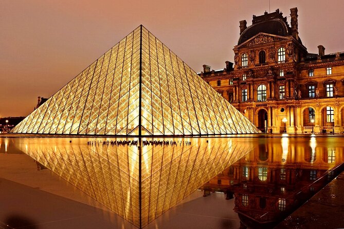 Paris by Night Tour in a Vintage Open-Top French Car Citroën DS - Louvre and Musée d’Orsay: how the car handles art stops without the crowds