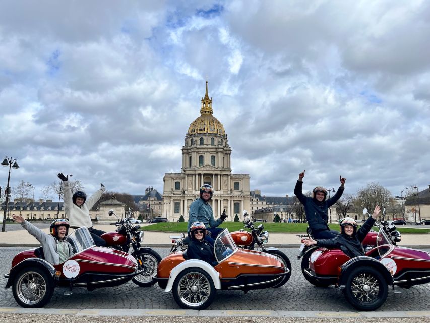 Paris by sidecar 1HR Tour - Private Group, Two Guests per Sidecar: How to Think About This Booking