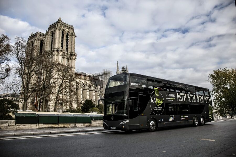 Paris: Champs Elysées Bus Toqué w/Lunch & Glass of Champagne - Price and What You Really Get for Your $101 Ticket