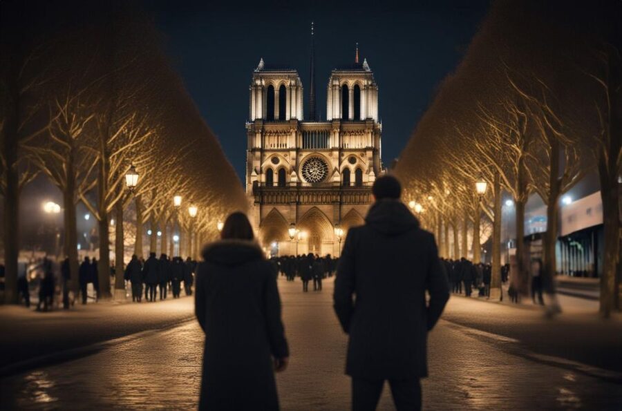 Paris Christmas Lights Walking Tour with Local Guide - Place Vendôme and the 1st arrondissement: elegance, windows, and stories
