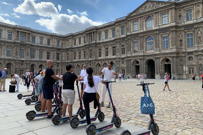 Paris City Tour by E-Scooter with Fun Guide (Small groups) - Stop 3 and 4: Louvre area without ticket pressure
