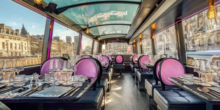 Paris: Cultural Night Bus Tour with Dinner On Board - The route at night: what you pass and what to look for