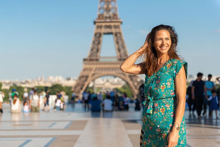 Paris: Eiffel Tower Access w/ Audioguide and Optional Cruise - The transparent walkway 187 feet up: for thrills, not for rushing