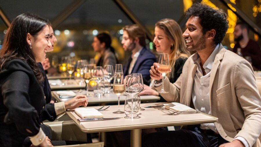Paris: Elegant Dinner with Drinks in the Eiffel Tower - Drinks Included on Purpose: Champagne, Wine, Coffee, Water