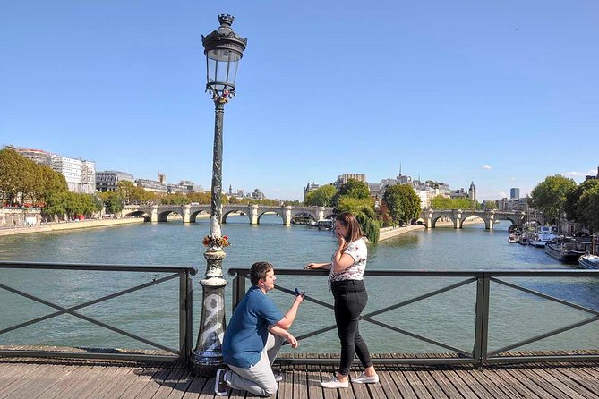 Paris Engagement Proposal Private Walking Tour with Professional Photographer - What you get in the end: 130-150 HD photos plus a video