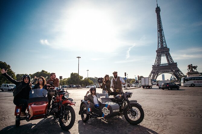 Paris Highlights city tour on a vintage Sidecar Motorcycle - From Sorbonne-side streets to classic Luxembourg-area views