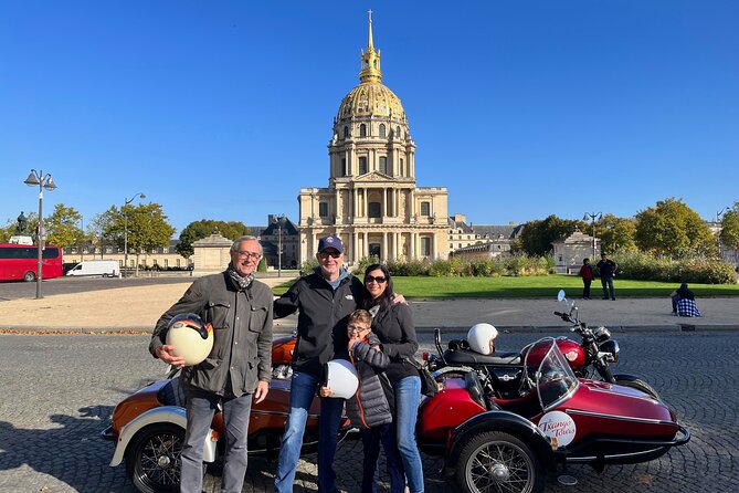 Paris Highlights: Private Sidecar Tour - Arc de Triomphe and Invalides photo stops that make the city click