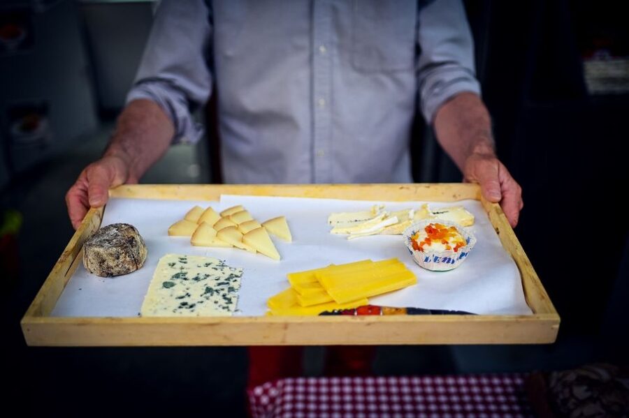 Paris: Le Marais District Food Tour with 10+ Tastings & Wine - Entering Le Marais for food, not just photos