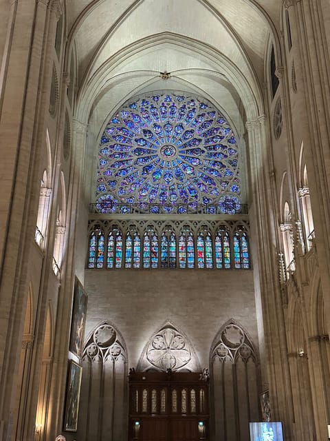 Paris: Notre Dame Cathedral Guided Tour of the Neighborhood - Inside time: self-guided exploration with an audio guide app
