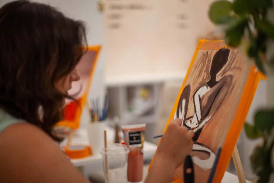 Paris : Painting experience in an art cafe - Who this is best for, and who might want a different kind of class