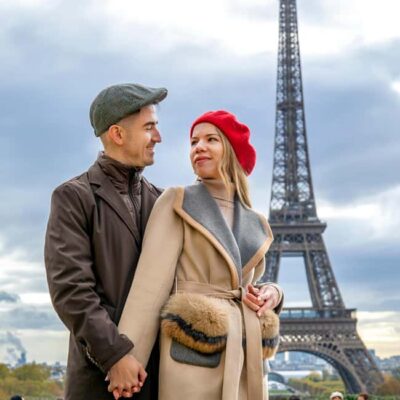 Photoshoot Around Eiffel Tower with 55 Edited Photos