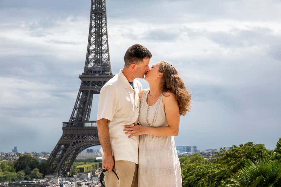 Paris: Photoshoot Around Eiffel Tower with 55 Edited Photos - Price and Value: $100 for a Private Group Up to 6