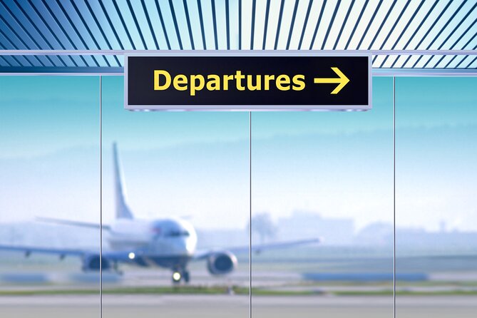 Paris Private Departure Transfer Hotel to CDG or ORLY Airports - The lobby pickup moment: nameplate, luggage, and a calm start