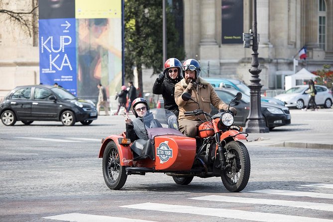 Paris Private Flexible Duration Guided Tour on a Vintage Sidecar - Marais and Place Vendôme for Paris style, not only monuments